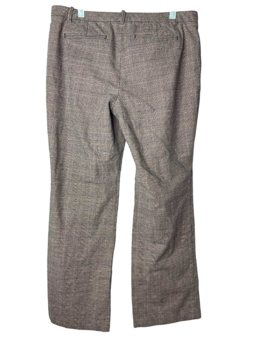 Ann Taylor LOFT Marisa Wide Leg Dress Pants Size 10 Vintage Y2K Plaid Multicolor - Picture 4 of 7